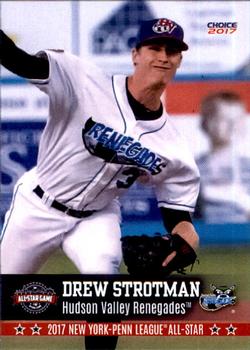 2017 Choice New York-Penn League All-Stars #20 Drew Strotman Front