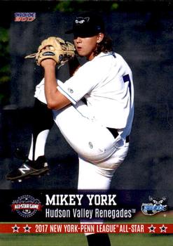 2017 Choice New York-Penn League All-Stars #21 Mikey York Front