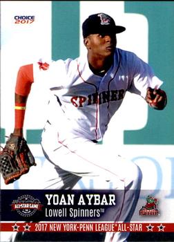 2017 Choice New York-Penn League All-Stars #22 Yoan Aybar Front