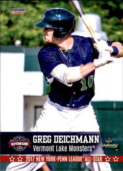 2017 Choice New York-Penn League All-Stars #25 Greg Deichmann Front