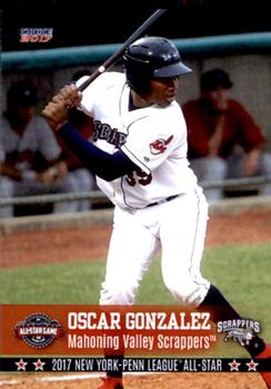 2017 Choice New York-Penn League All-Stars #42 Oscar Gonzalez Front