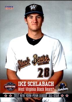 2017 Choice New York-Penn League All-Stars #57 Ike Schlabach Front