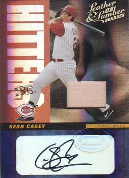 2005 Donruss Leather & Lumber - Hitters Inc. Signatures Bat #HI-18 Sean Casey Front