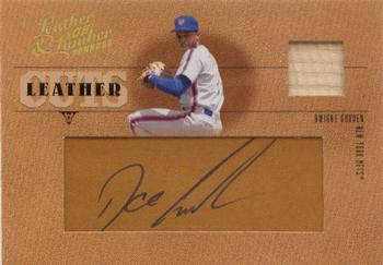 2005 Donruss Leather & Lumber - Leather Cuts Bat #LC-20 Dwight Gooden Front
