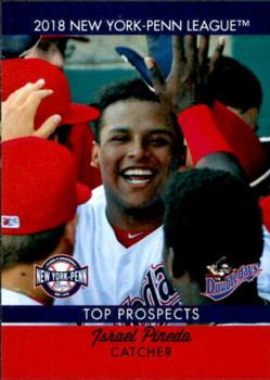 2018 Choice New York-Penn League Top Prospects #04 Israel Pineda Front