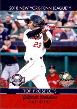 2018 Choice New York-Penn League Top Prospects #21 Gilberto Celestino Front