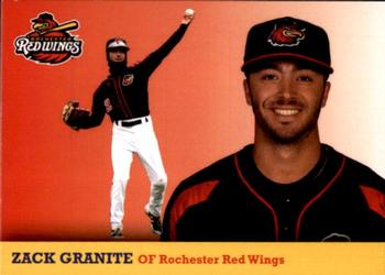 2017 Rochester Red Wings SGA #13 Zack Granite Front