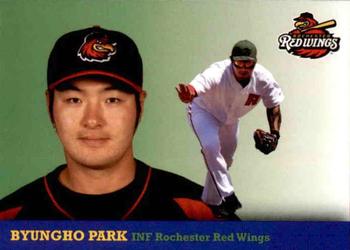 2017 Rochester Red Wings SGA #20 Byung Ho Park Front
