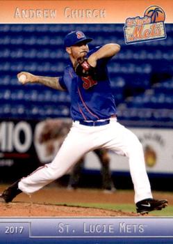 2017 Grandstand St. Lucie Mets #NNO Andrew Church Front