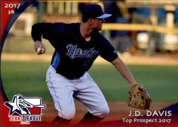 2017 Grandstand Texas League Top Prospects #4 J.D. Davis Front