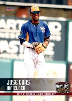 2017 Choice Wisconsin Timber Rattlers #06 Jose Cuas Front