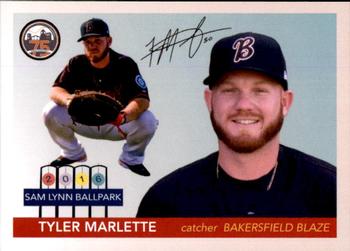 2016 Bakersfield Blaze Team Issue #NNO Tyler Marlette Front