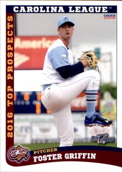 2016 Choice Carolina League Top Prospects #26 Foster Griffin Front