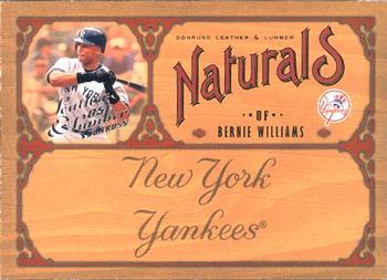 2005 Donruss Leather & Lumber - Naturals #N-2 Bernie Williams Front