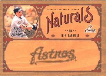 2005 Donruss Leather & Lumber - Naturals #N-11 Jeff Bagwell Front