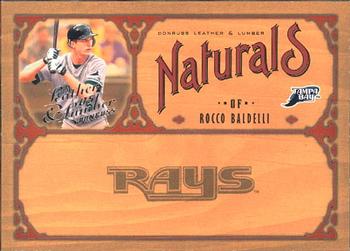 2005 Donruss Leather & Lumber - Naturals #N-18 Rocco Baldelli Front