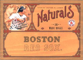 2005 Donruss Leather & Lumber - Naturals #N-23 Wade Boggs Front