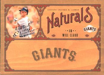 2005 Donruss Leather & Lumber - Naturals #N-24 Will Clark Front