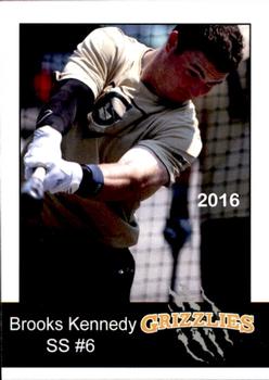 2016 Gastonia Grizzlies #14 Brooks Kennedy Front