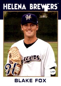 2016 Grandstand Helena Brewers #10 Blake Fox Front
