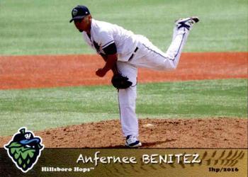 2016 Grandstand Hillsboro Hops #NNO Anfernee Benitez Front