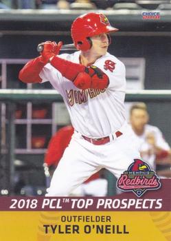 2018 Choice Pacific Coast League Top Prospects #15 Tyler O'Neill Front