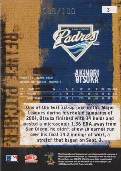 2005 Donruss Leather & Lumber - Silver #3 Akinori Otsuka Back