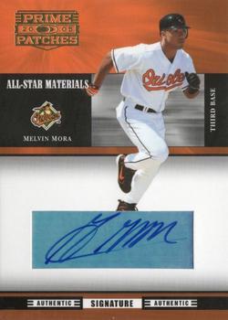 2005 Donruss Prime Patches - All-Star Materials Autograph #ASM-2 Melvin Mora Front