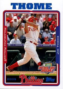 2005 Topps Opening Day #25 Jim Thome Front