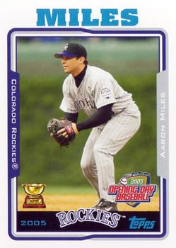 2005 Topps Opening Day #102 Aaron Miles Front