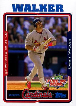 2005 Topps Opening Day #157 Larry Walker Front