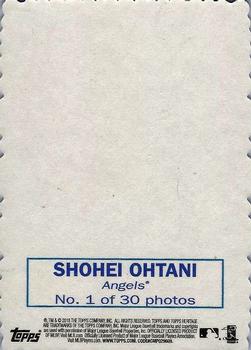 2018 Topps Heritage - 1969 Topps Deckle High Number #1 Shohei Ohtani Back