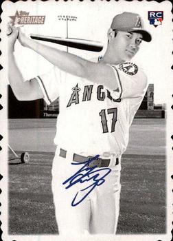 2018 Topps Heritage - 1969 Topps Deckle High Number #1 Shohei Ohtani Front