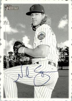 2018 Topps Heritage - 1969 Topps Deckle High Number #10 Noah Syndergaard Front