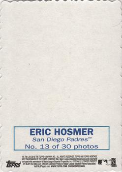 2018 Topps Heritage - 1969 Topps Deckle High Number #13 Eric Hosmer Back