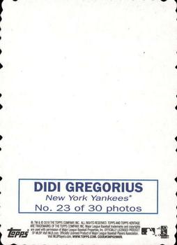 2018 Topps Heritage - 1969 Topps Deckle High Number #23 Didi Gregorius Back