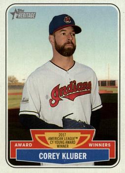 2018 Topps Heritage - Award Winners #AW-3 Corey Kluber Front