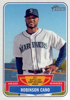 2018 Topps Heritage - Award Winners #AW-8 Robinson Cano Front
