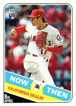 2018 Topps Heritage - Now & Then #NT-11 Shohei Ohtani Front