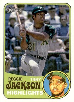 2018 Topps Heritage - Reggie Jackson Highlights #RJH-1 Reggie Jackson Front