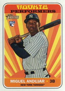 2018 Topps Heritage - Rookie Performers #RP-MA Miguel Andujar Front