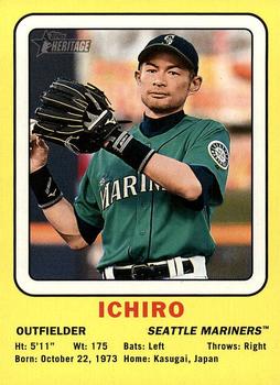 2018 Topps Heritage - 1969 Collector Cards High Number #69CC-I Ichiro Front