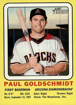 2018 Topps Heritage - 1969 Collector Cards High Number #69CC-PG Paul Goldschmidt Front
