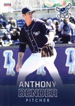 2018 Choice Wilmington Blue Rocks #3 Anthony Bender Front