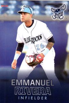 2018 Choice Wilmington Blue Rocks #20 Emmanuel Rivera Front
