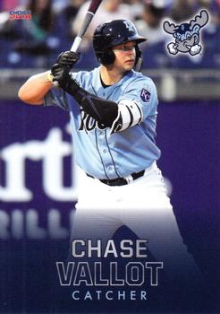 2018 Choice Wilmington Blue Rocks #23 Chase Vallot Front