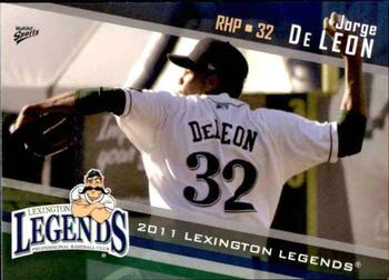 2011 MultiAd Lexington Legends #6 Jorge De Leon Front
