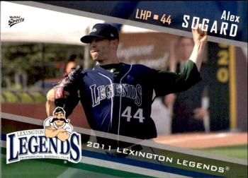 2011 MultiAd Lexington Legends #13 Alex Sogard Front