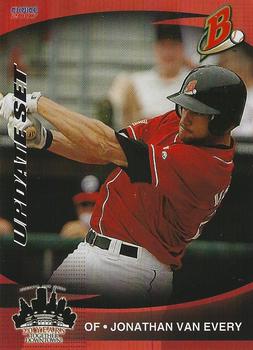 2007 Choice Buffalo Bisons Update #09 Jonathan Van Every Front