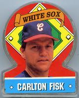 1991 Topps Stand-Ups - Clear #14 Carlton Fisk Front